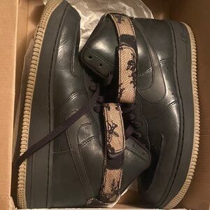 Nike Black Hightop Air Force 1’s